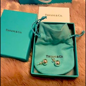 Tiffany & Co. Sterling silver Hardwear ball studs